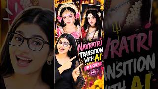 Create 9 Divine Navratri Looks With AI ✨ | Insane AI Transition Tutorial 🔥