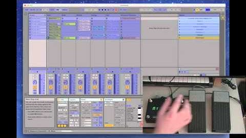 DMC-6D Ableton Live MIDI Foot Controller Expression Input Demo