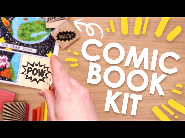 Create your own comic book with this fun kit featuring easy step-by-step  drawing projects together with the …