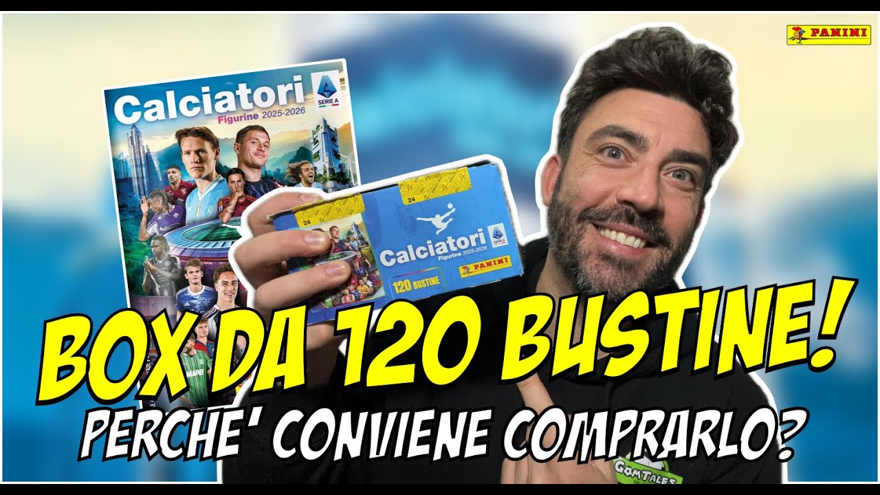 Conviene il BOX da 120 BUSTINE dei CALCIATORI 2025/26? Ecco la Verità ...