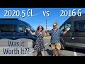 Winnebago Travato Van Upgrade: 2020.5 GL vs 2016 G - Was it Worth It?