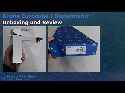 Grohe Eurocube Wasserhahn (M-Size) / Design Badarmatur || Unboxing und Review