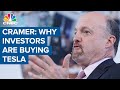 Jim Cramer: Investors are buying Tesla because of its battery technology