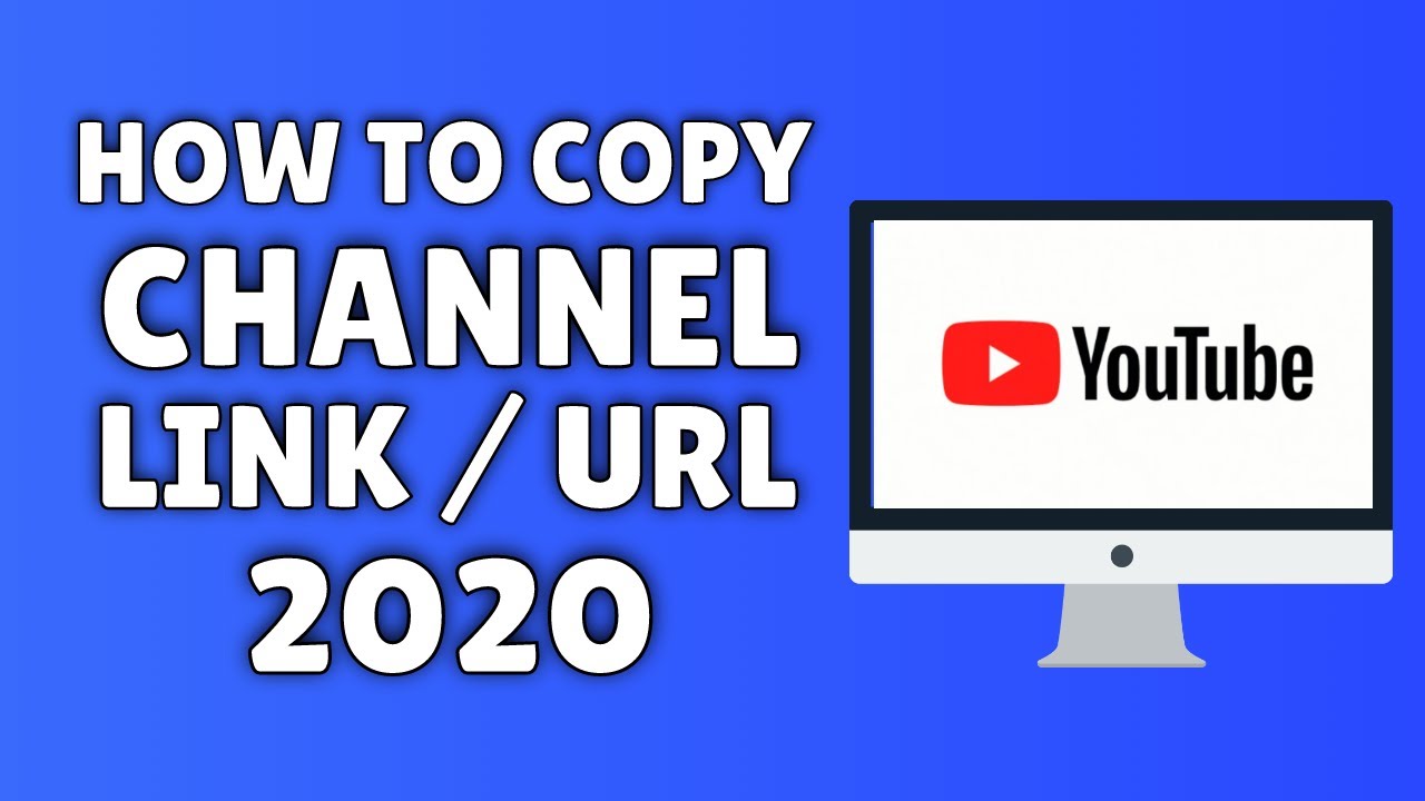 How To Copy Your Youtube Channel Link Url Youtube