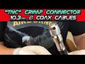 TNC Crimp Connector Installation (10mm /.400" Coaxial Cables)