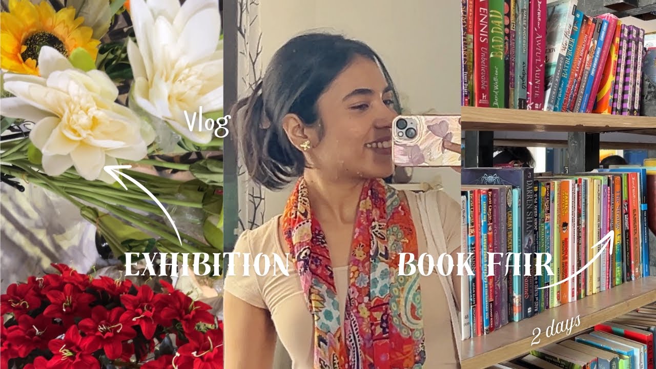 going out with myself🪞| vlog (exhibition, explore, shopping, book fair )