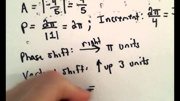 Graphing a Sine Function  EX 4