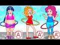 Princess dress up  sisters fat  thin dresses  hilarious cartoon compilation