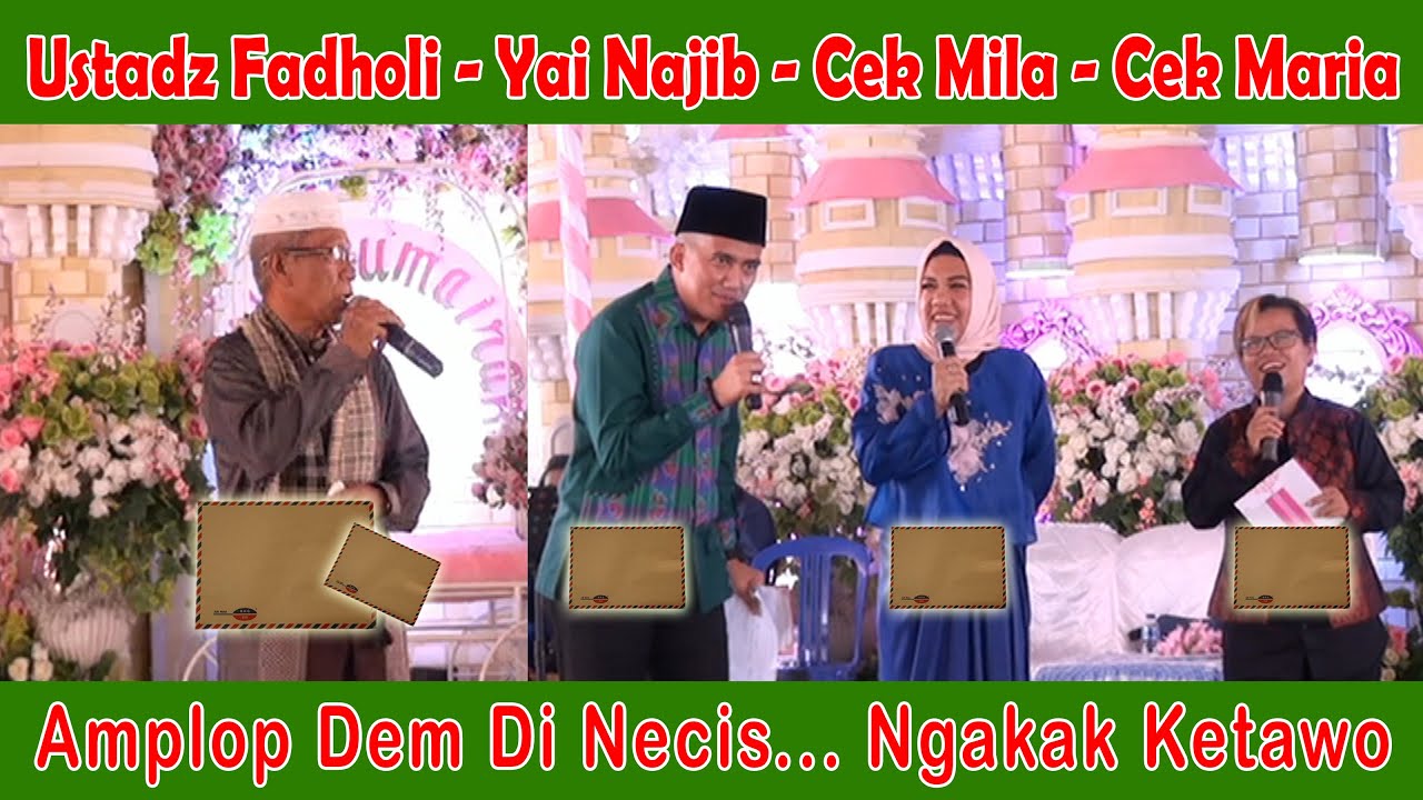 USTAD FADOLI VS YAI NAJIB CEK MILA CEK MARIA | Pandai Bersyukur Amplop Ceramah & HP