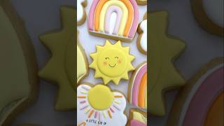 Mini sun cookie 🌞 #cookiedecorating #babyshower #cookies #royalicing #suncookies #bakingideas #cute