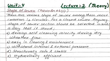 Unit:4| Design & Construction of Sewer| Theory | Lecture:2 | Prashant YT | TU,PU,KU,PoU | BE Civil