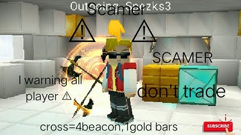 Scamer Hunter in (skyblock blockman go)