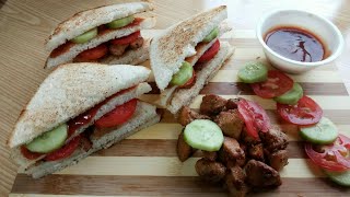 Easy Chicken Sandwich Recipe By FA Kitchen | Club Sandwich | چکن سینڈوچ کی آسان ترکیب | Lunch Box |