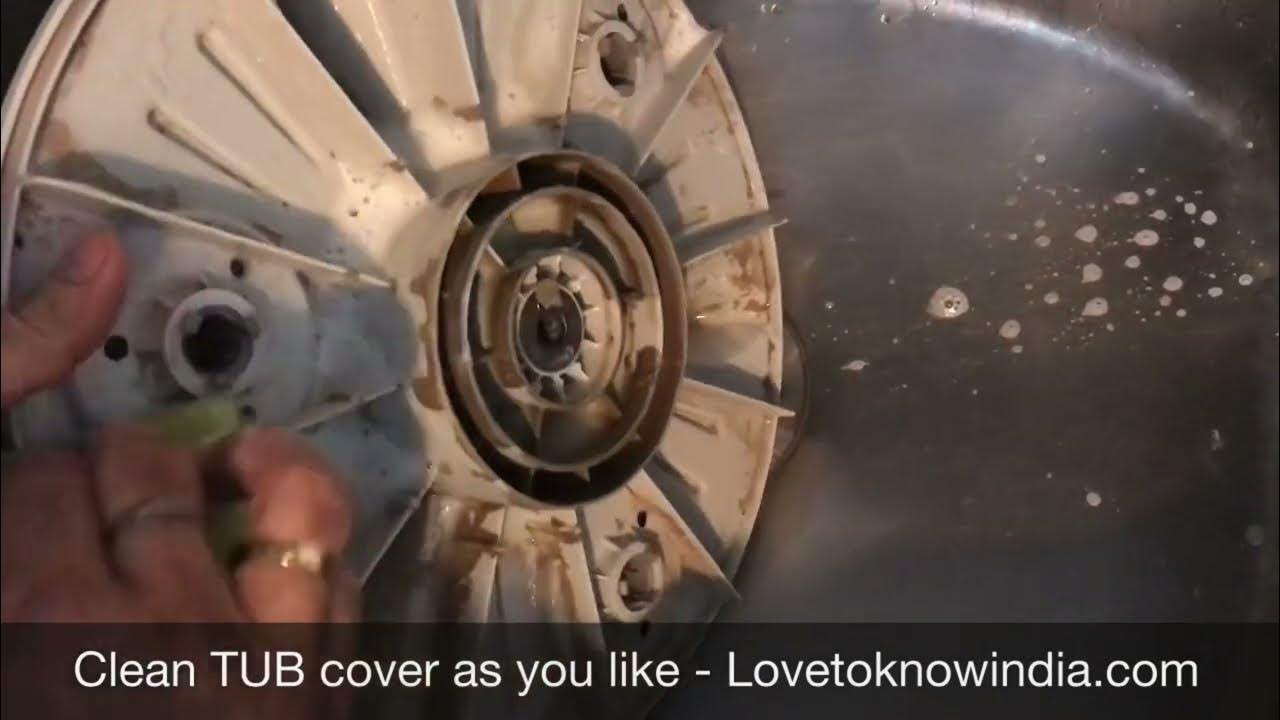 How to open TUB cover and clean LG top load washing machine YouTube