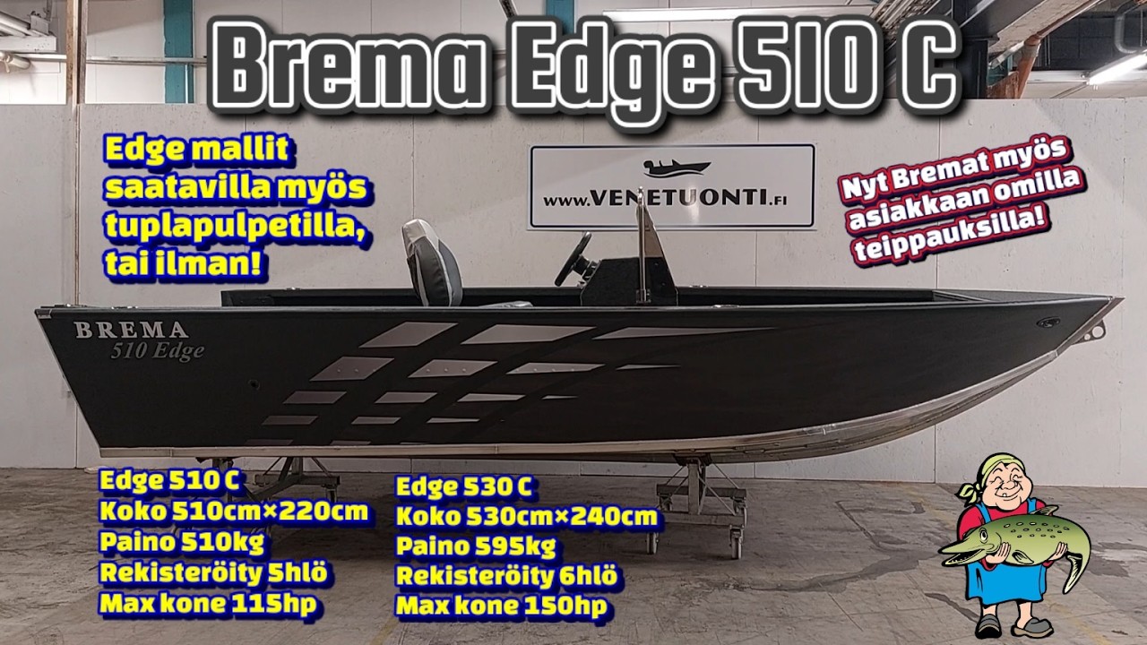 Brema Edge 510 | Veneen esittely 2026