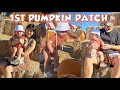 MALAKYES FIRST TIME AT THE PUMPKIN PATCH!