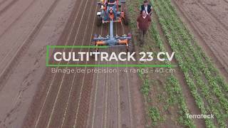 Porte outils maraîcher Cultitrack 23CV - Binage de précision