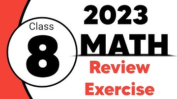 class 8 math Unit 1 review exercise | 8th Class MATH New Book 2023 Chapter 1 Review Exercise