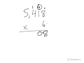 Multiplication Steps and Carrying