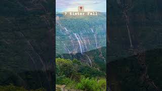 ?7 sister Fall sevensisterfalls cherapunji meghalaya waterfall shorts