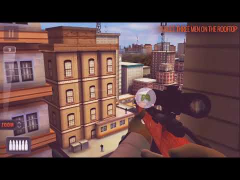 Sniper 3D Assassin - Free Game - level 3 to 8. 2017-10-15