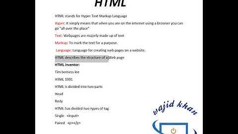 Introduction to HTML ( Basic Theory ) ||  web development tutorial for beginners in urdu