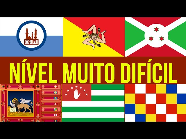 4 BANDEIRAS NÍVEL DIFÍCIL 