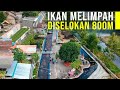 Warga Sulap Selokan Penuh Sampah Jadi Kolam Ikan. Panen Ikan Berlimpah