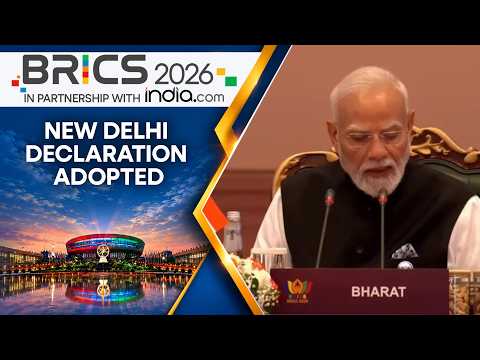 BRICS Summit 2026 Latest Update: New Delhi Declaration Adopted! | WION BREAKING