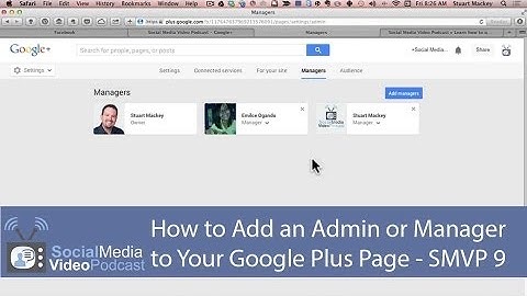 How to Add an Admin or Manager to Your Google Plus Page | @SocialMVP 009