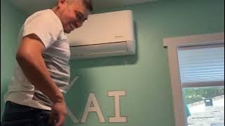 20251107 pioneer Mini Split first indoor unit installed