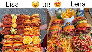 Lisa or Lena {street food,junk food,smoothie}hard choices @lisaandlenaworld