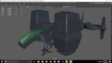 Aircraft modeling Maya 2018 /Part  #5 / Maya Advance Modealing