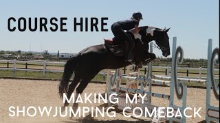 MAKING A SHOWJUMPING COMEBACK | COURSE HIRE | HACKETT EQUINE VLOG