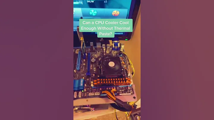 Can a PC CPU Run Without Thermal Paste? #shorts