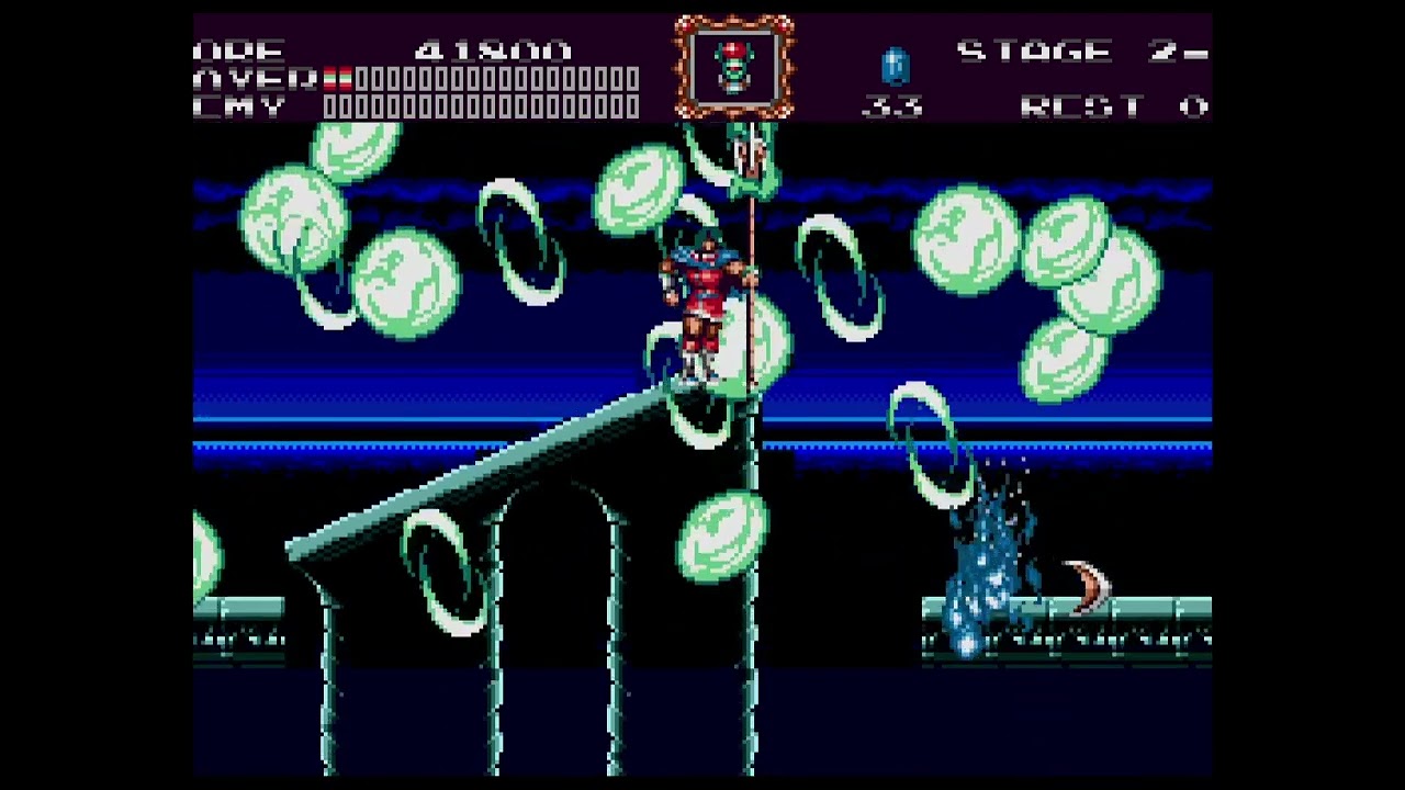 Castlevania Bloodlines Gameplay on jenesisDS emulator by memejohn86