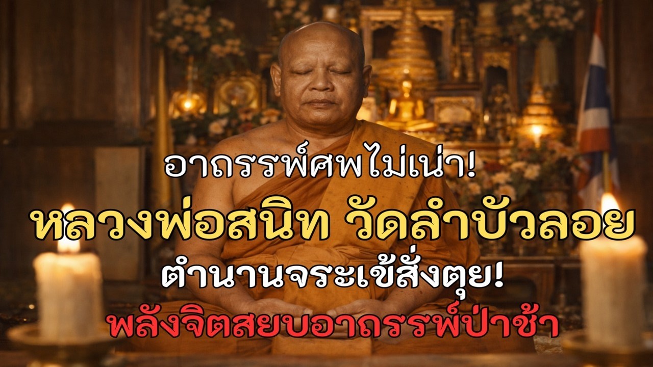 หลวงพ่อสนิท วัดลำบัวลอย: อมตะเถราจารย์แห่งนครนายก และปาฏิหาริย์ 