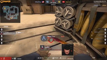 THE MAYBE CLOSEST BOMB DEFUSE IN CSGO EVER!
