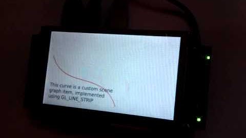 Qt5 QtQuick - Scenegraph example on AM335x