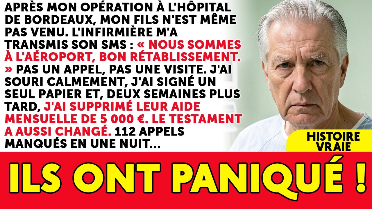 Après Mon Opération, Mon Fils N'est Pas Venu – J'ai Signé Un Document Et Tout Changé