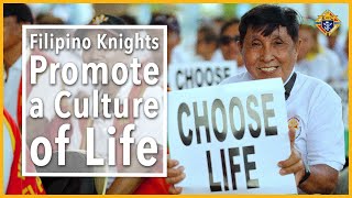 Filipino Knights Promote a Culture of Life