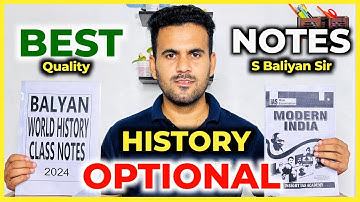 Best History Optional Notes Review For UPSC🔥| Baliyan Sir History Optional Notes | UPSC 2026