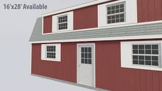 Crafted Colossal Elite 16x32 Wood Barndominium Kit CCOLMD32