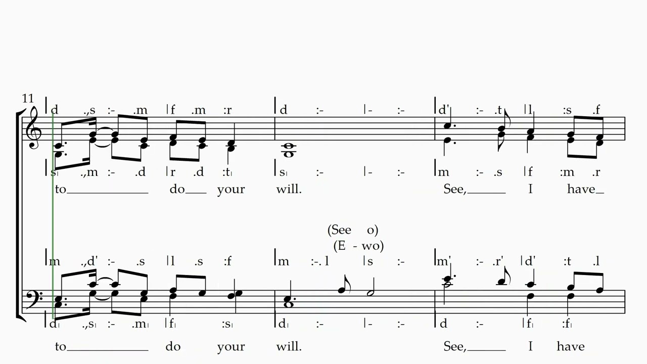 Resp Psalm 40   See, I have Come, Lord (Tenor Effizy)