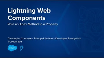 Lightning Web Components: Wire an Apex Method to a Property