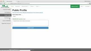 Celebrity Smart Commute tool tutorial #9 - Your Profile Profile