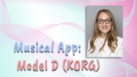 Free Music Apps (For Teachers) - Model D Minimoog