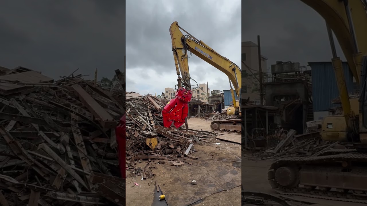 We manufacture and sell hydraulic scissors for excavators. Contact us now. 