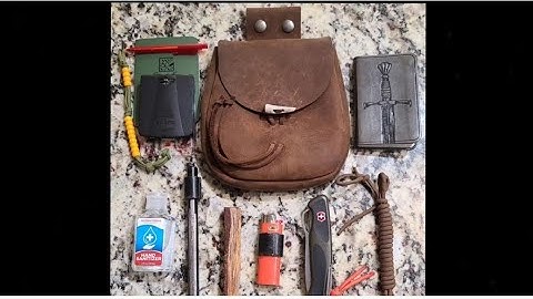 Survival Belt Pouch Kit  | PERFECT Outdoor EDC Gear