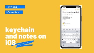 Keychain and Notes on iOS screenshot 5